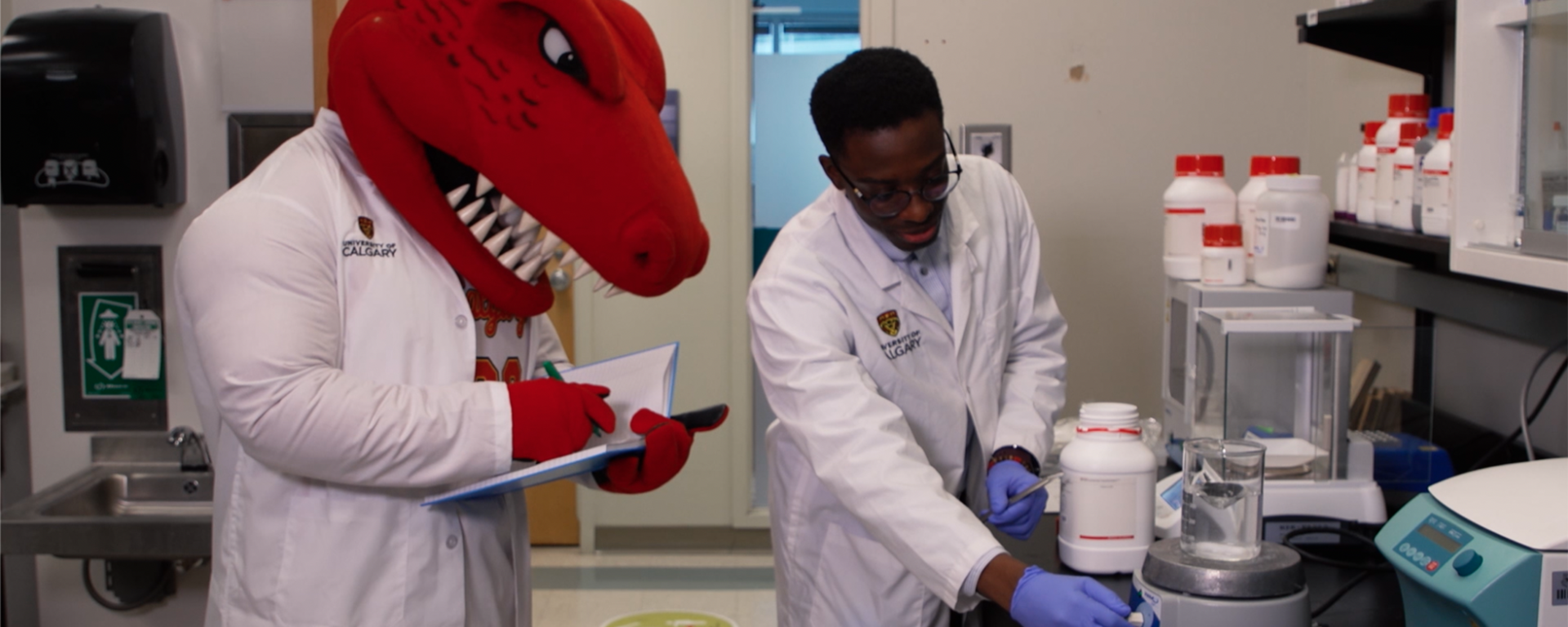 UCalgary's Rex tours research labs
