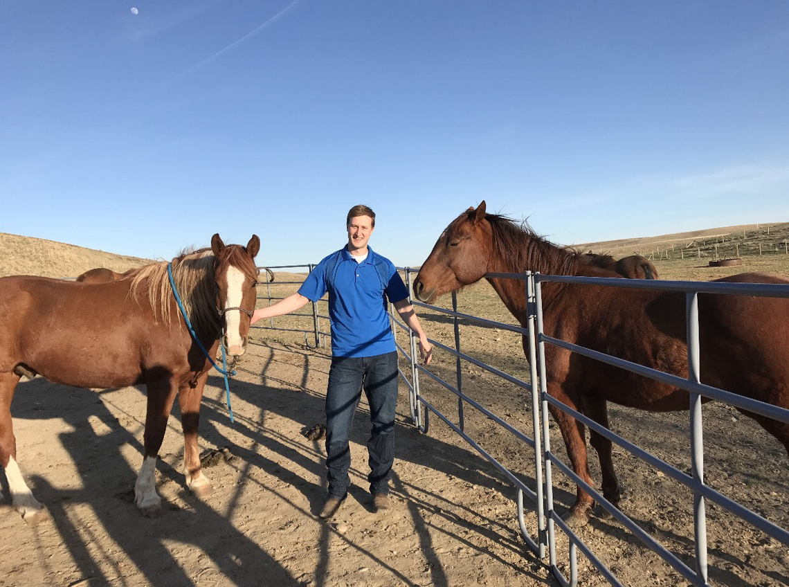 University of Calgary grad Clayton Brandt looks forward to working at a mixed animal practice in the hamlet of Dunmore.