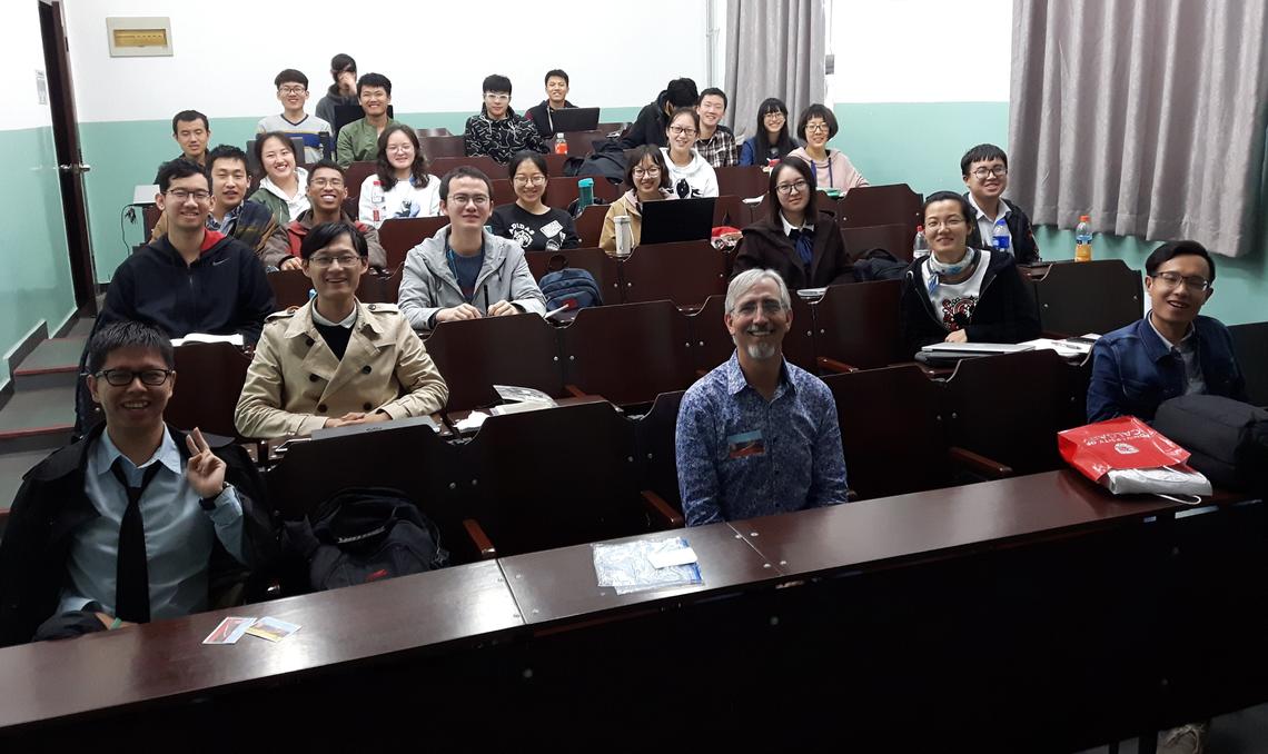 In October, Phil Langill went to Beijing Normal University to provide the students there with a remote control demonstration of the Rothney Astrophysical Observatory telescope. Professor Wu says this hands-on training provides his students with a new opportunity to operate a telescope by themselves and it also opens a window for the students to communicate with a foreign teacher and students.