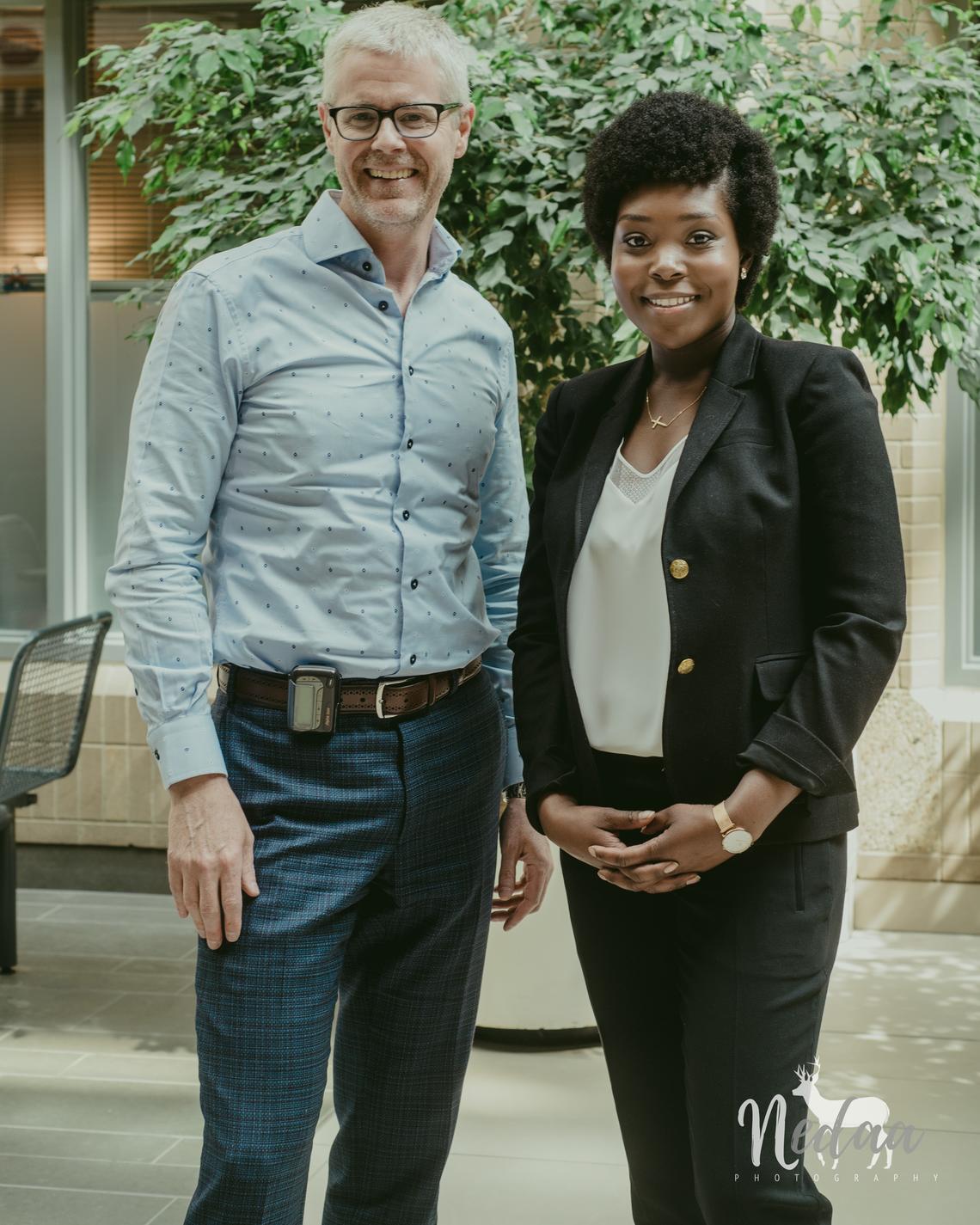 The University of Calgary's Andrew Daly performed the stem cell transplant that cured Revée Agyepong's sickle cell anemia.