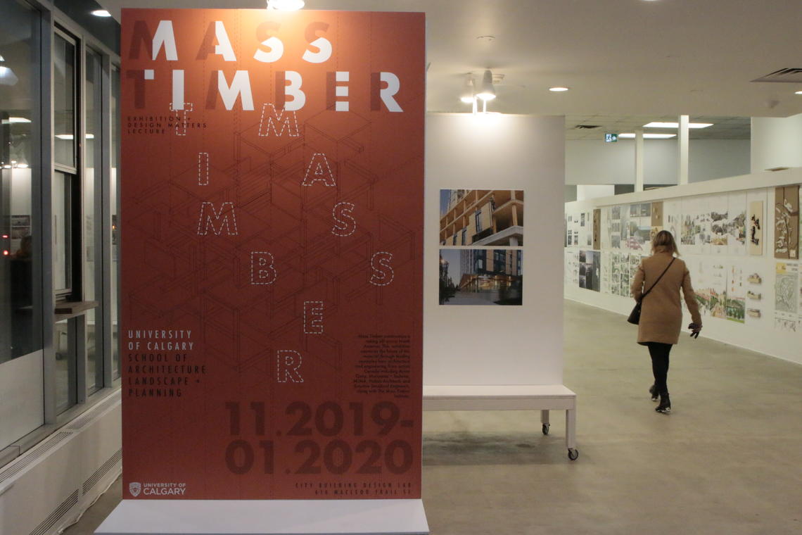Acton's lecture opened the MASS TIMBER exhibit at the School of Architecture, Planning and Landscape.