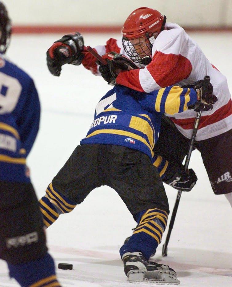 One of Canada’s largest hockey associations will ban bodychecking for peewee players