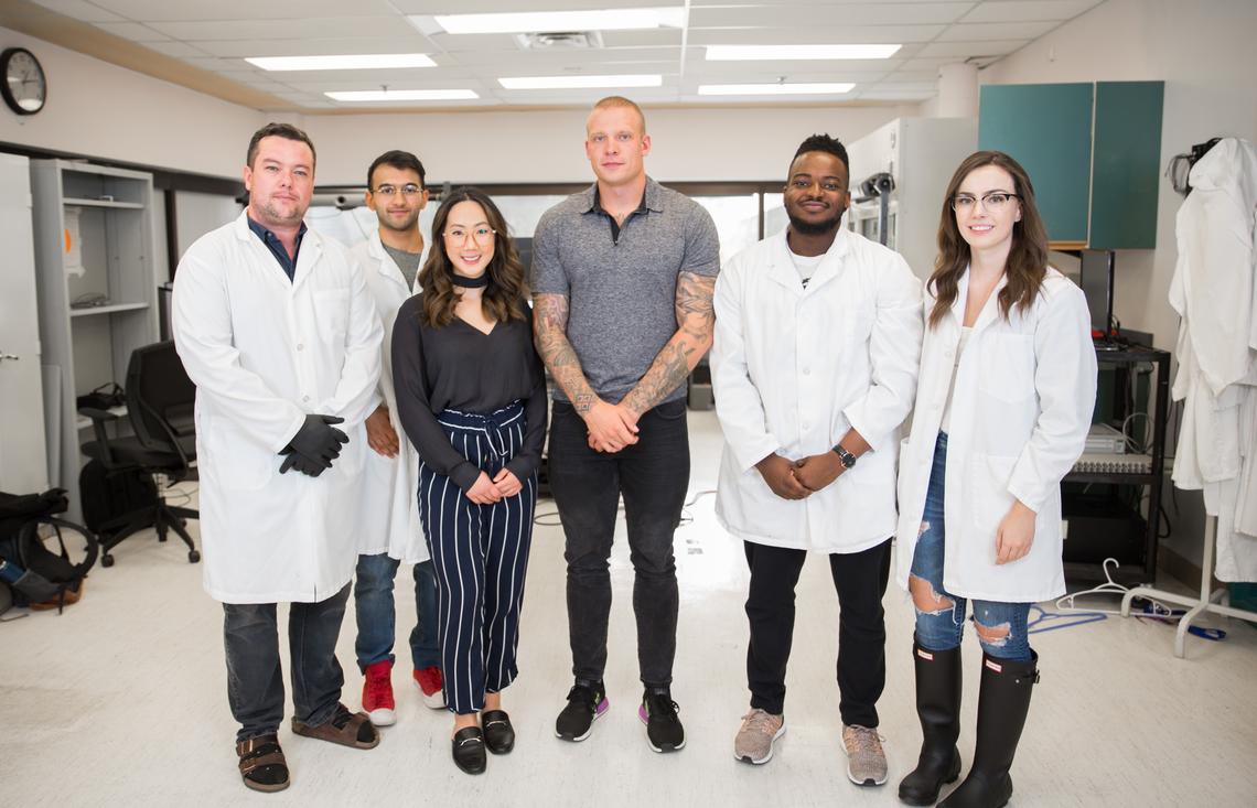 Ryan Peters lab group in the Faculty of Kinesiology at the University of Calgary 