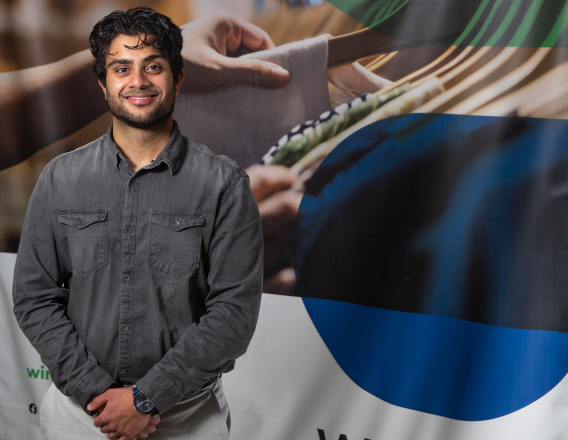 Umair Abbasi, a fourth year finance student 