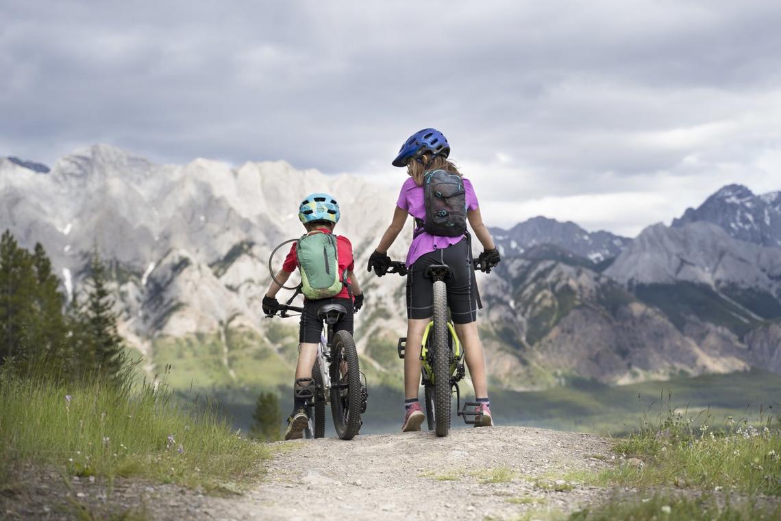 Biking near Canmore