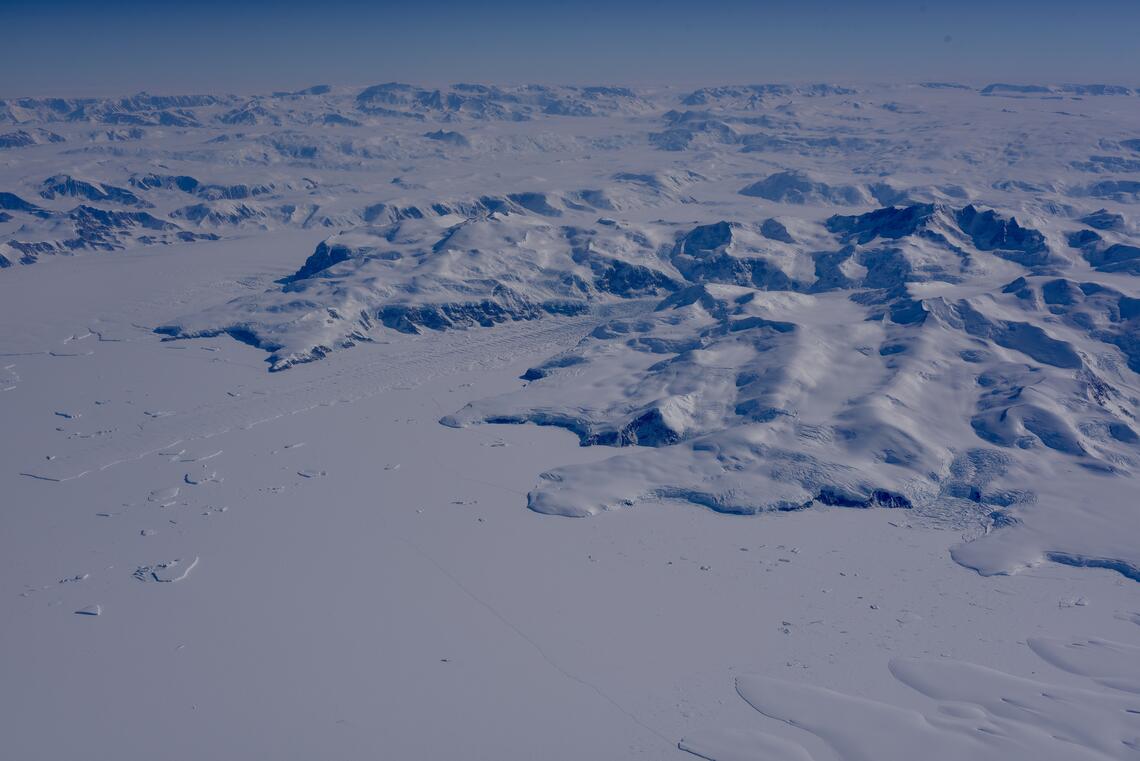 The edge of the Antarctic ice sheet