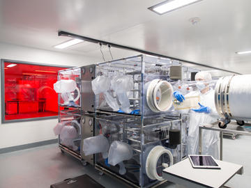 Inside the International Microbiome Centre at the Cumming School of Medicine, University of Calgary.