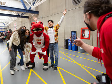 Students celebrate the end of the semester at the UCalgaryStrong Festival