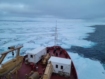 The CCGS Amundsen, Canada’s arctic research icebreaker vessel
