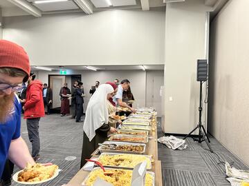 Food from the Iftar Dinner 
