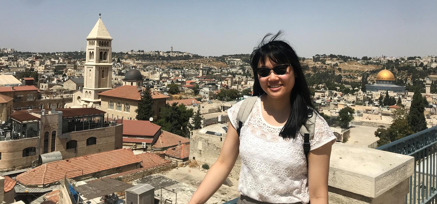 Angie Hu in Israel