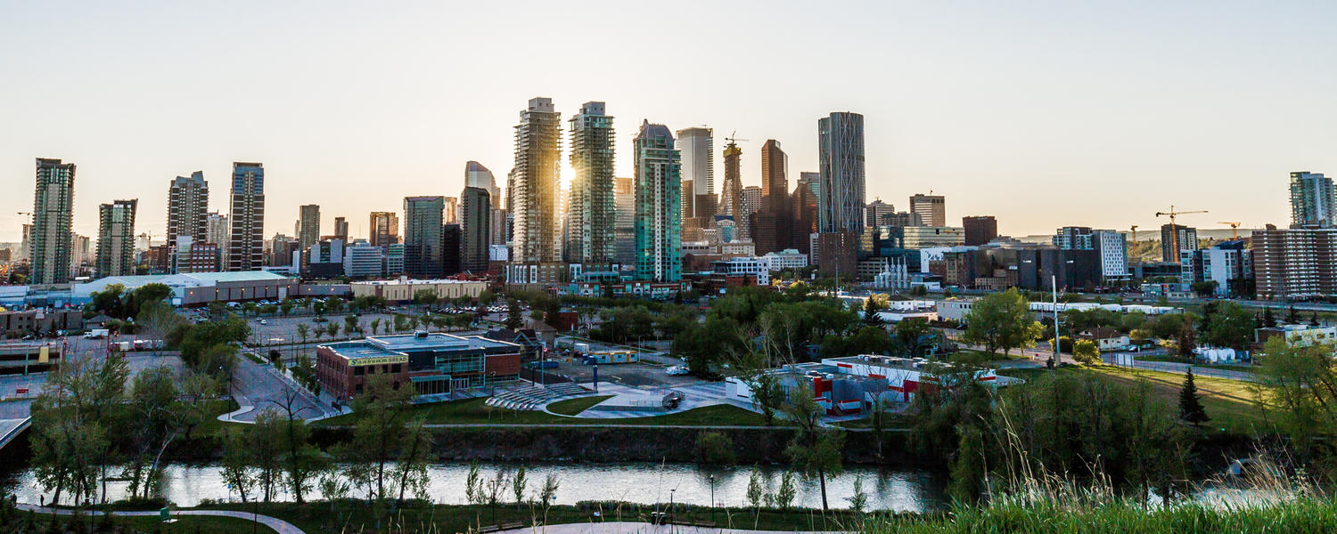 Downtown Calgary, Alberta skyline