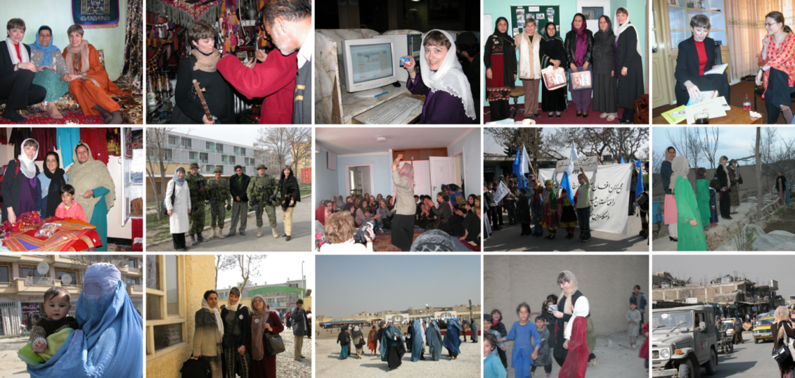 Alumna Carolyn Reicher working in Afghanistan Alumna Carolyn Reicher working in Afghanistan