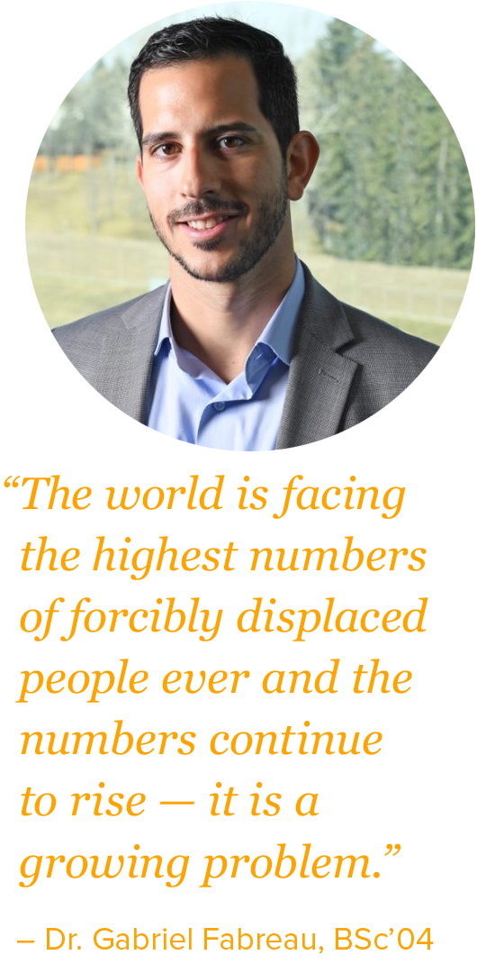 “The world is facing the highest numbers of forcibly displaced people ever and the numbers continue to rise — it is a growing problem.”