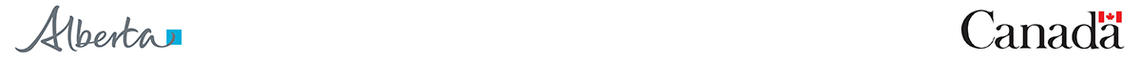Government of Alberta and Government of Canada logos