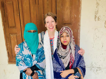 Russell, on assignment in Bangladesh