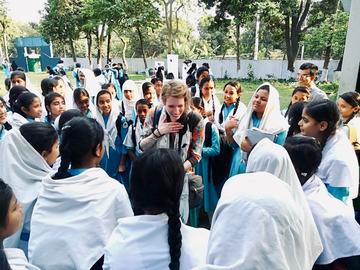 Russell, on assignment in Bangladesh