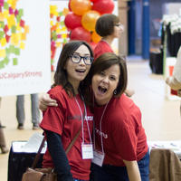Students at the UCalgaryStrong festival