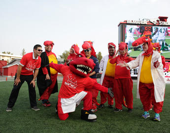Alumni Block Party and Dinos Kickoff